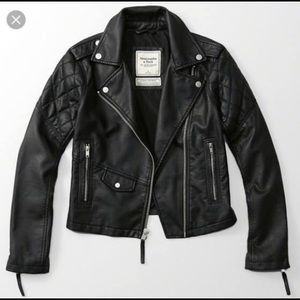 Abercrombie & Fitch Vegan Leather Jacket